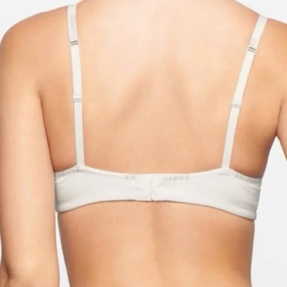 SKIMS Logo Underwire Demi Bra in Stretch-cotton (BNWT) - Picture 6 of 14